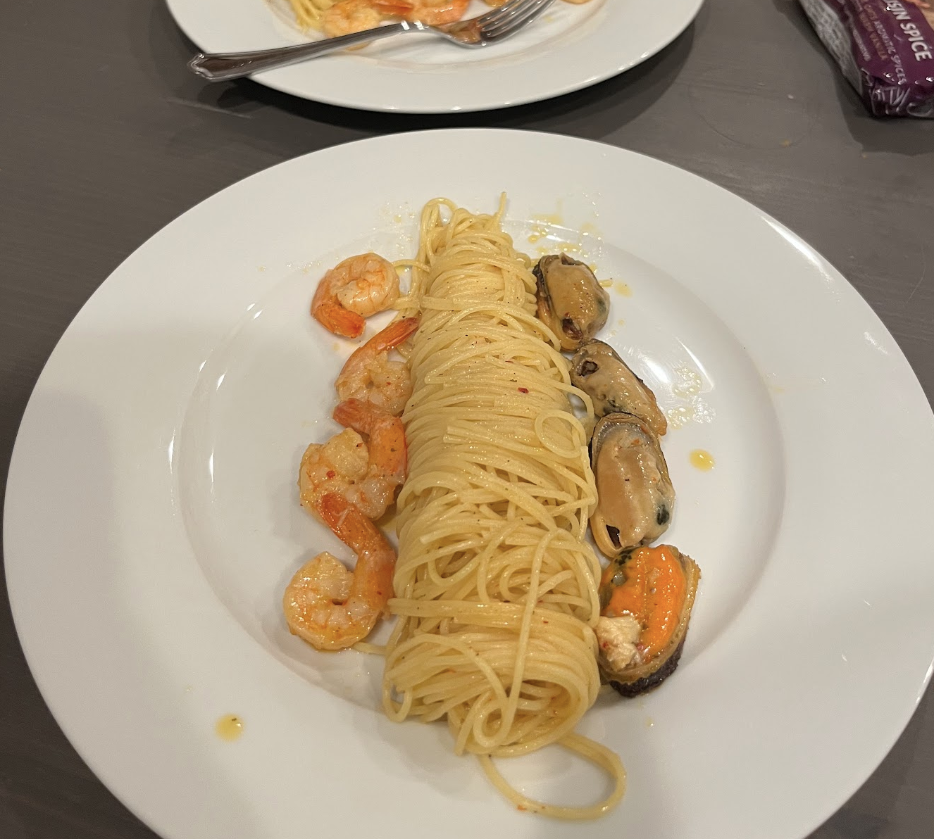 Seafood Oil Pasta