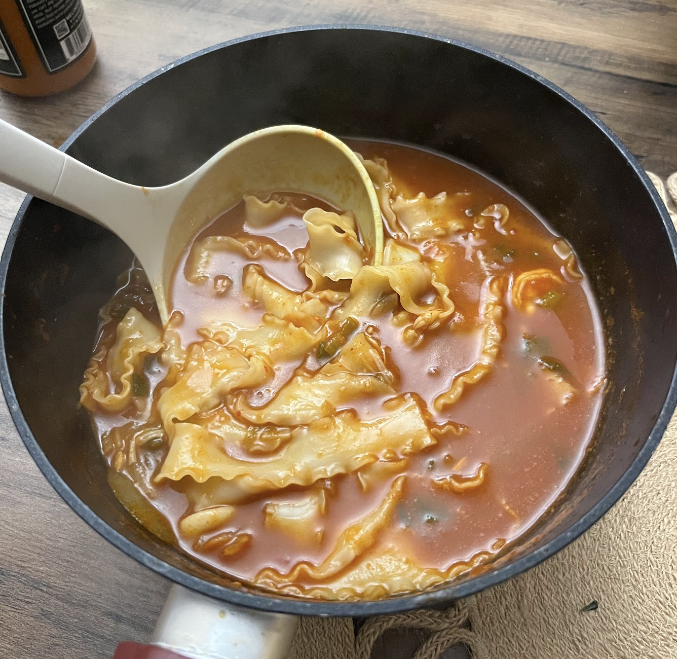 Spicy Seafood Tomato Noodles